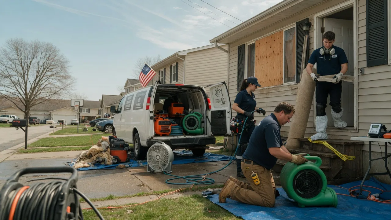 Water Damage Restoration in Matherville, IL near me